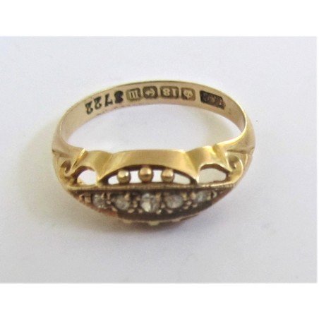 18k gold diamonds ring