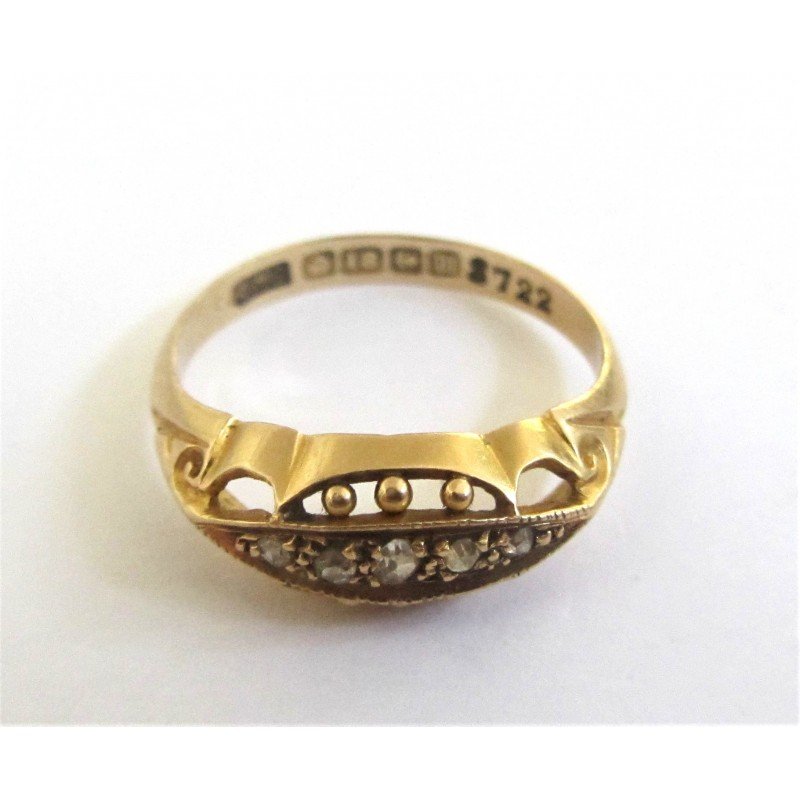 18k gold diamonds ring