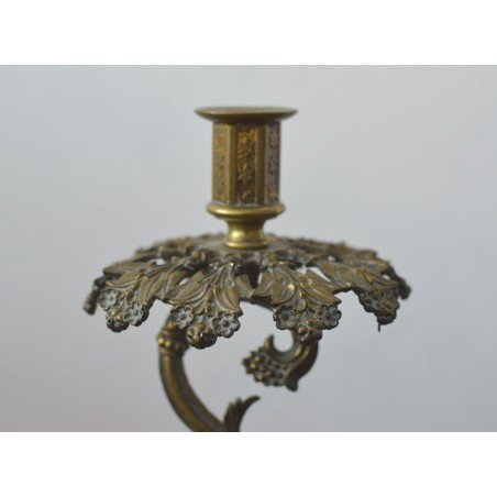 Bronze candlestick, circa 1830