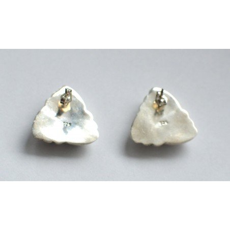 Heavy silver earrings