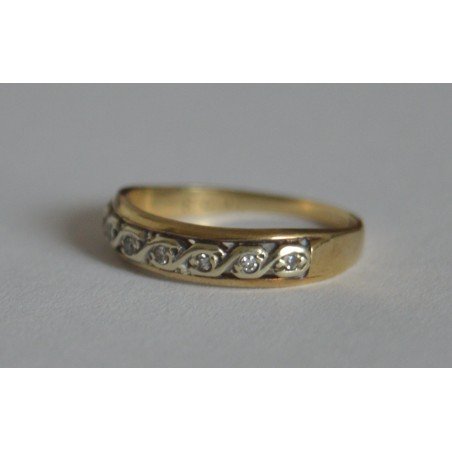 inel aur diamante