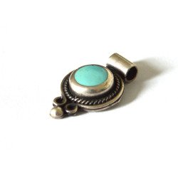 Silver pendant, Mexico