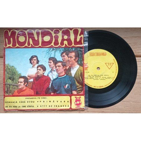 Vinyl record, the band Mondial, 1960s