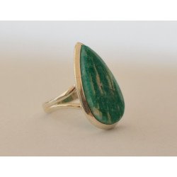 Silver ring with Russian amazonite 2