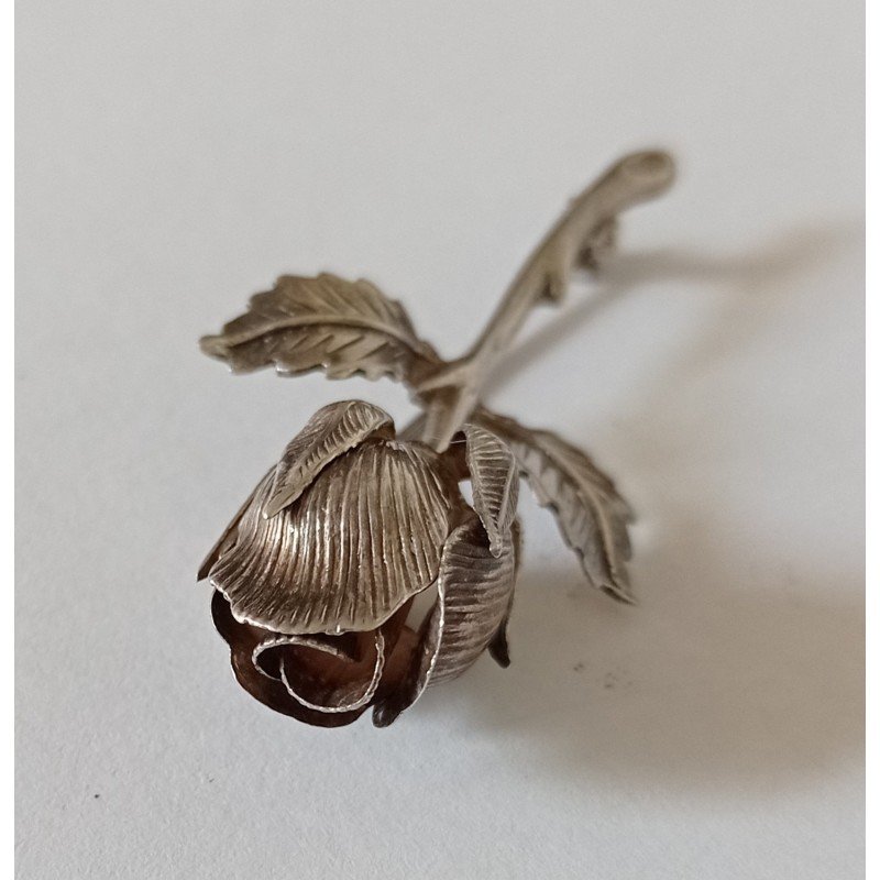 Antique silver brooch