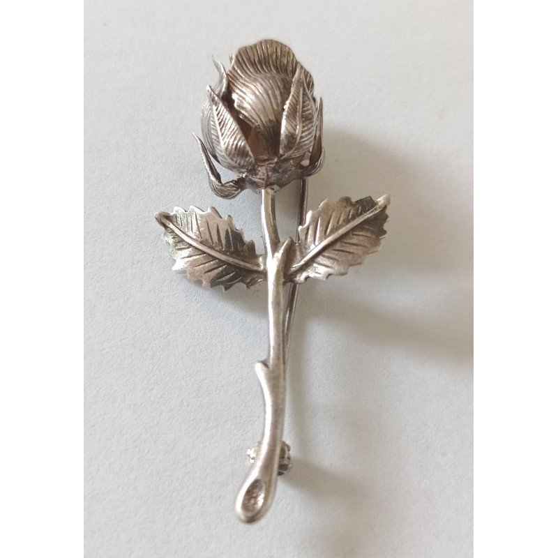 Antique silver brooch