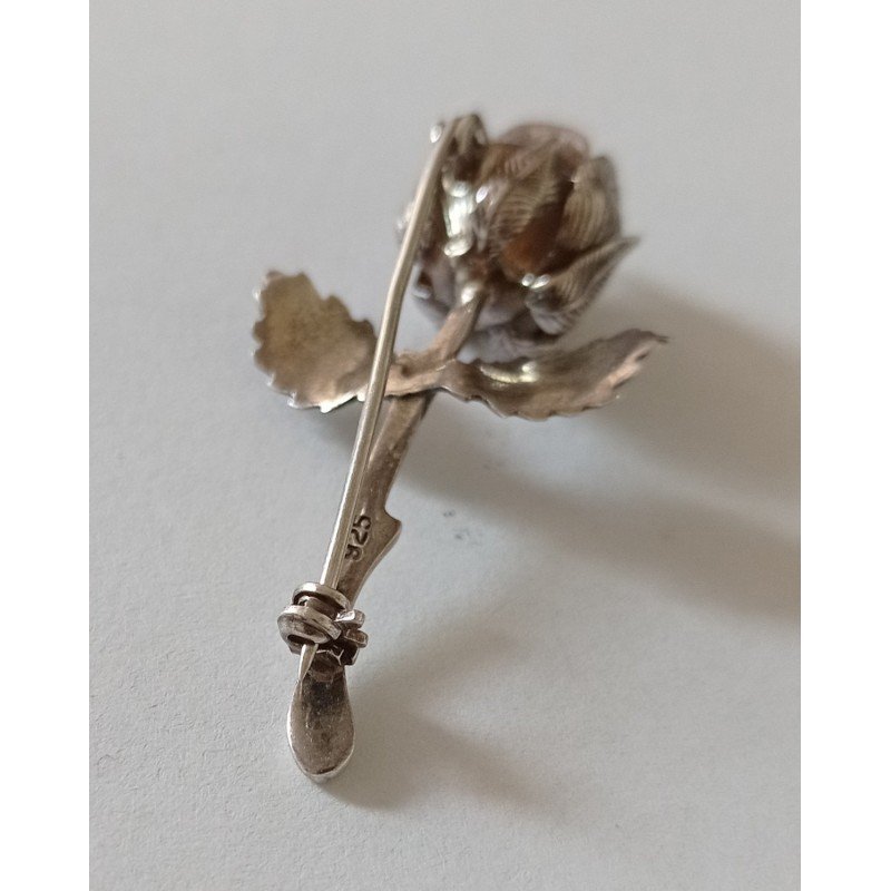 Antique silver brooch