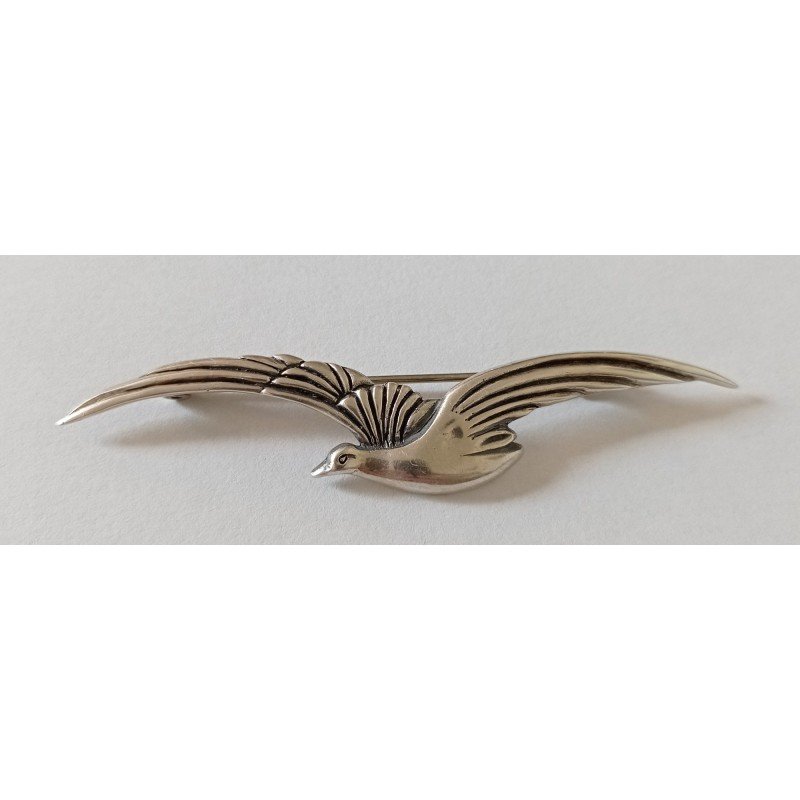 Antique silver brooch