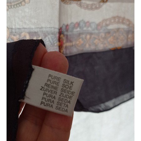 esarfa matase vintage