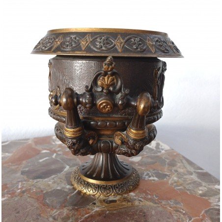 Neoclassical bronze vase/urn