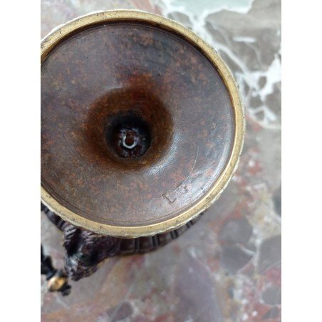 Neoclassical bronze vase/urn