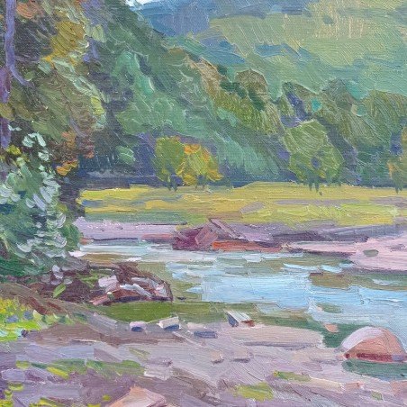 Janos Gruzda (1881-1953) - oil on canvas painting