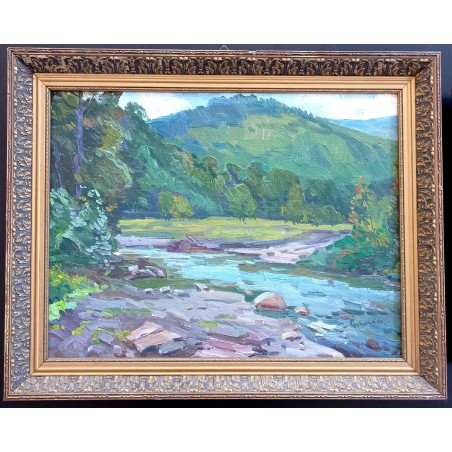 Janos Gruzda (1881-1953) - oil on canvas painting