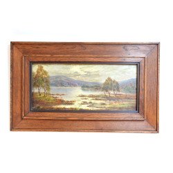 Oil on canvas signed Bladon 1913