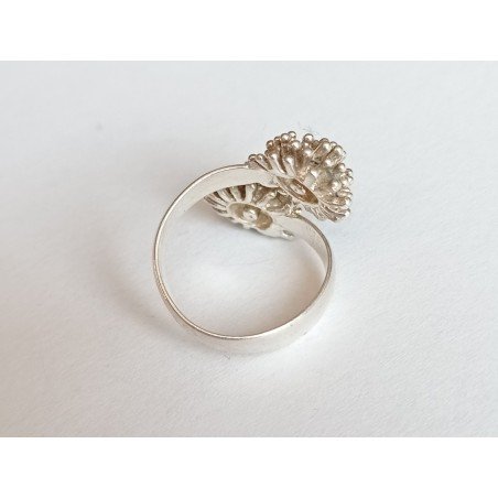 Silver ring, hedgehog design