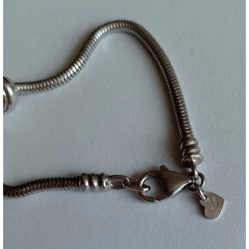 Amore & Baci children's silver bracelet