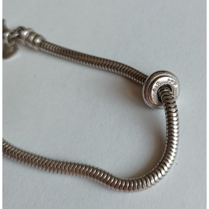 Amore & Baci children's silver bracelet