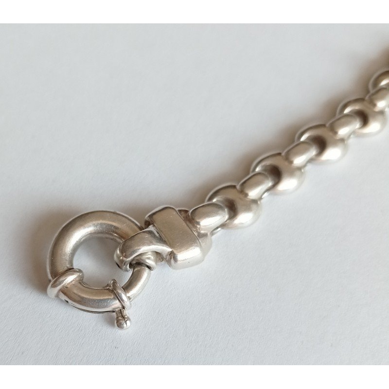 Unisex silver bracelet