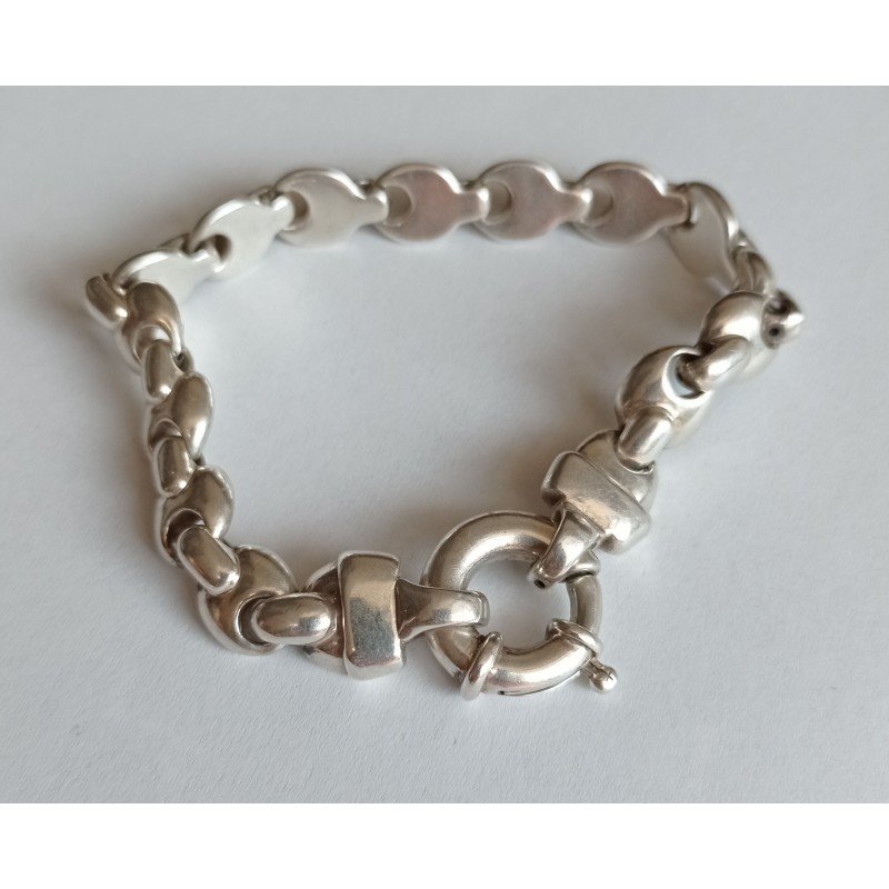 Unisex silver bracelet