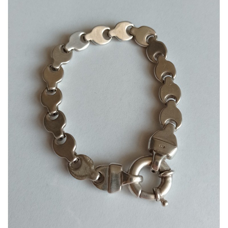 Unisex silver bracelet