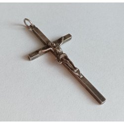Antique silver crucifix