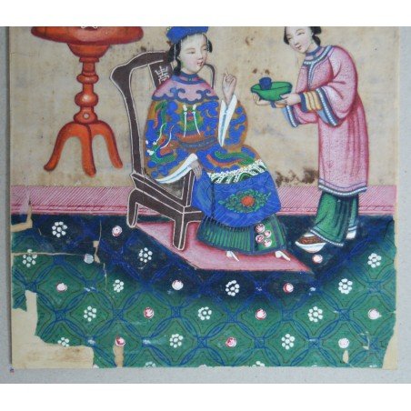 Guașă – Doamnă din înalta societate  China, cca. 1880–1920