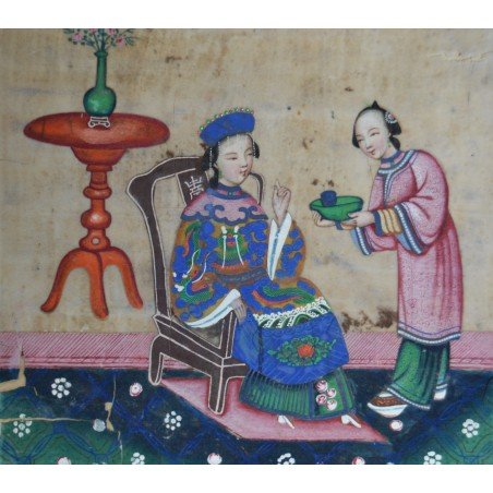 Guașă – Doamnă din înalta societate  China, cca. 1880–1920