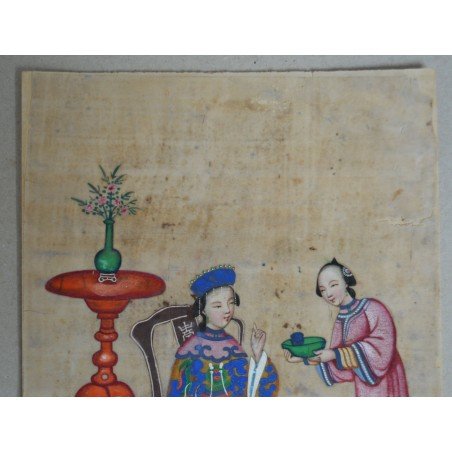 Guașă – Doamnă din înalta societate  China, cca. 1880–1920