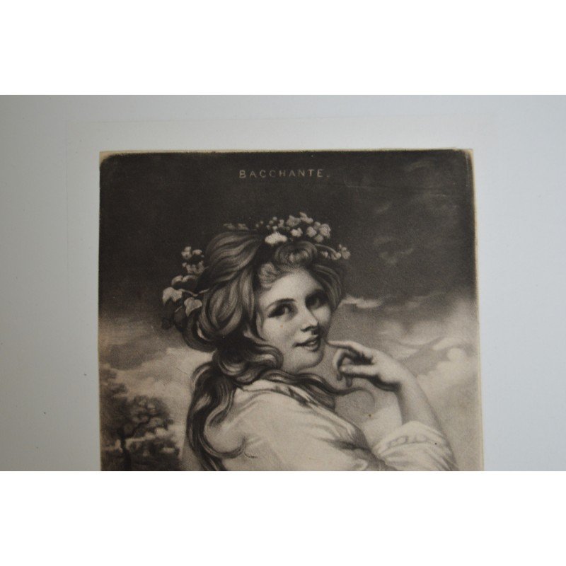 Sir Joshua Reynolds "A Bacchante" mezzotint, 1784