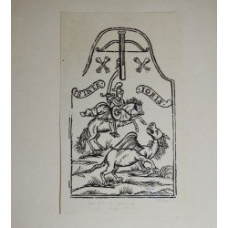 "Sinte Ioris" woodcut 2