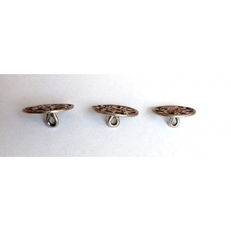 Arts & Crafts silver buttons