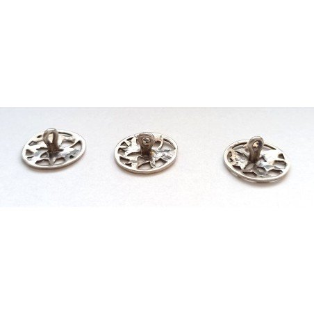 Arts & Crafts silver buttons