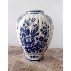 Delft ceramic vase