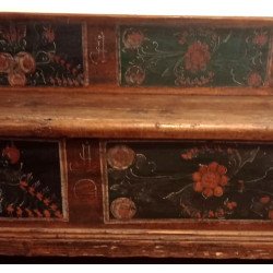 Saxon dowry chest/bench, 1897 2