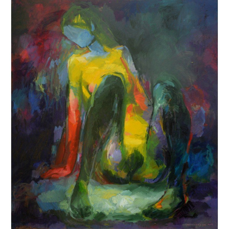 Ion Mihalache - "Nude" - oil on canvas