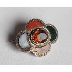 Victorian silver brooch