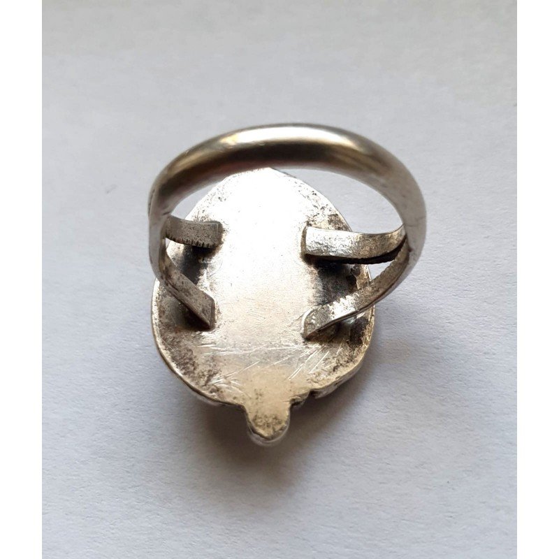 Native American Navajo ring - silver and turquoise