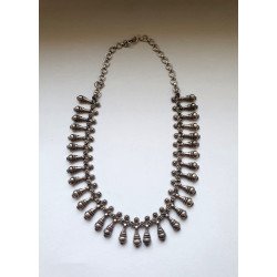 Oriental silver necklace