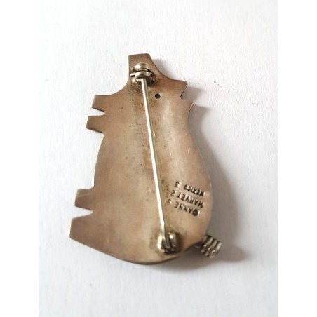 Silver brooch by Anne Harvey - Mexico
