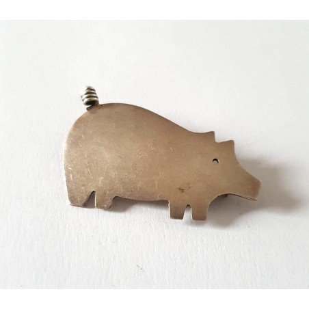 Silver brooch by Anne Harvey - Mexico