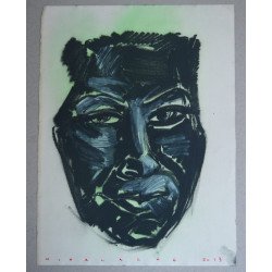 Ion Mihalache "Portrait" mixed media, 2013