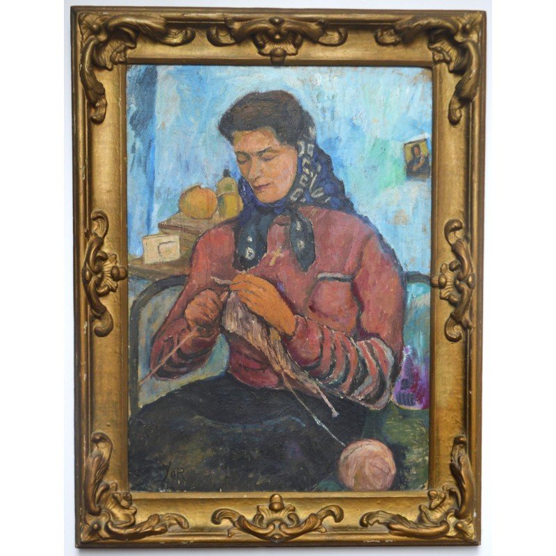 Petre Iorgulescu-Yor "Woman with a Headscarf"...