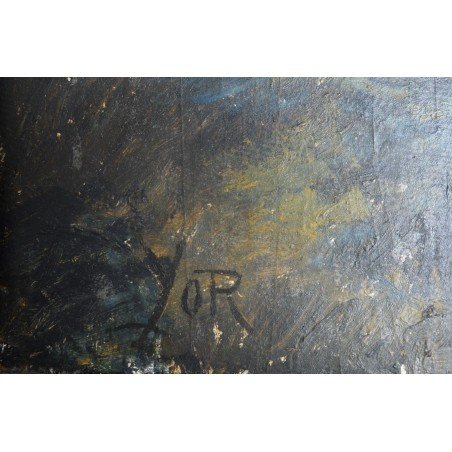 Petre Iorgulescu-Yor "Woman with a Headscarf" oil on board