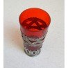 Vechi pahar  Ruby Red East Asian