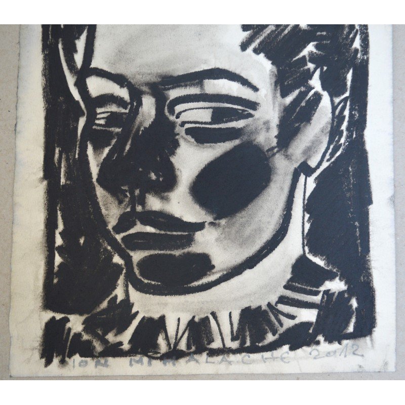 Ion Mihalache "Figure" mixed media, 2012