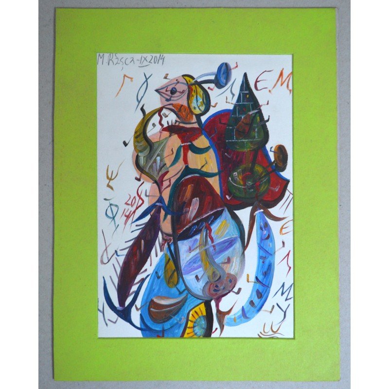 Stefan Pelmus, "Golem" watercolour, 2014