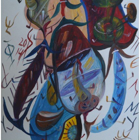 Stefan Pelmus, "Golem" watercolour, 2014