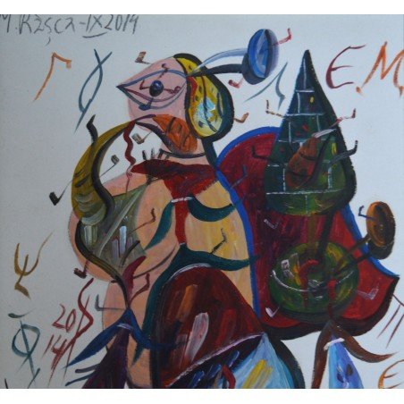 Stefan Pelmus, "Golem" watercolour, 2014