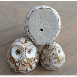 Set of 3 Pigeon Forge ceramic owls 2