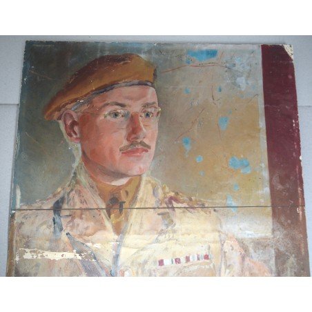 GH Robinson "Portrait" oil on canvas laid on board, 1946